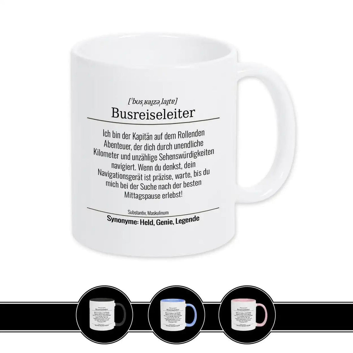 Tasse für Busreiseleiter - Druckerino