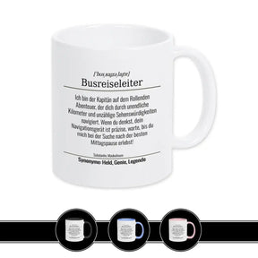 Tasse für Busreiseleiter - Druckerino