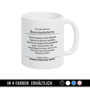 Tasse für Busreiseleiterin - Druckerino