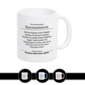 Tasse für Busreiseleiterin - Druckerino