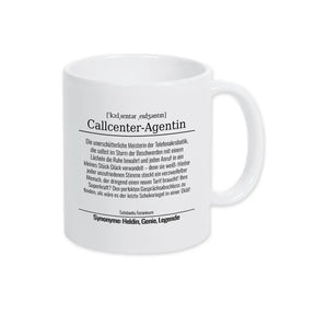 Tasse für Callcenter-Agentin - Druckerino