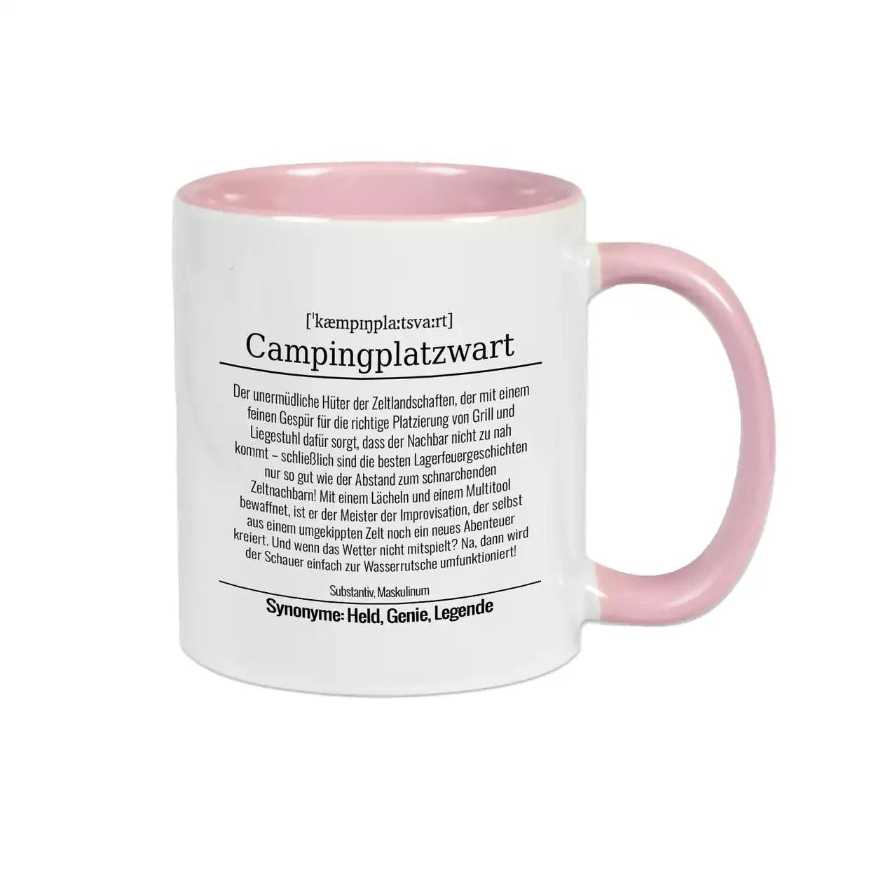 Tasse für Campingplatzwart - Druckerino