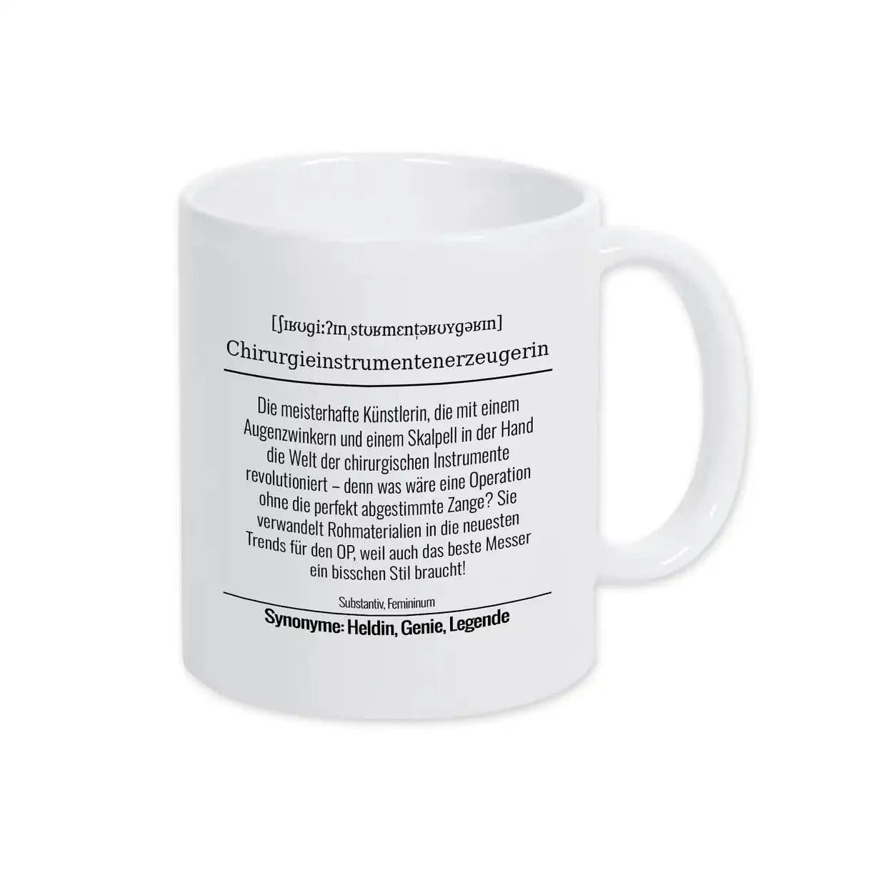 Tasse für Chirurgieinstrumentenerzeugerin - Druckerino
