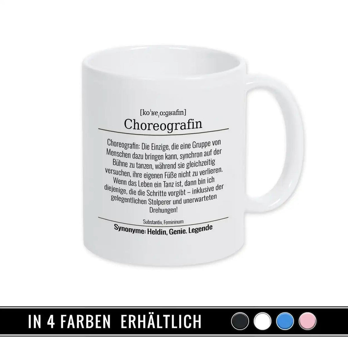 Tasse für Choreografin - Druckerino