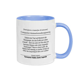 Tasse für Computer-Animationsdesignerin - Druckerino