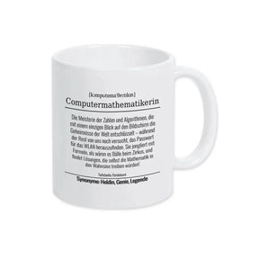 Tasse für Computermathematikerin - Druckerino
