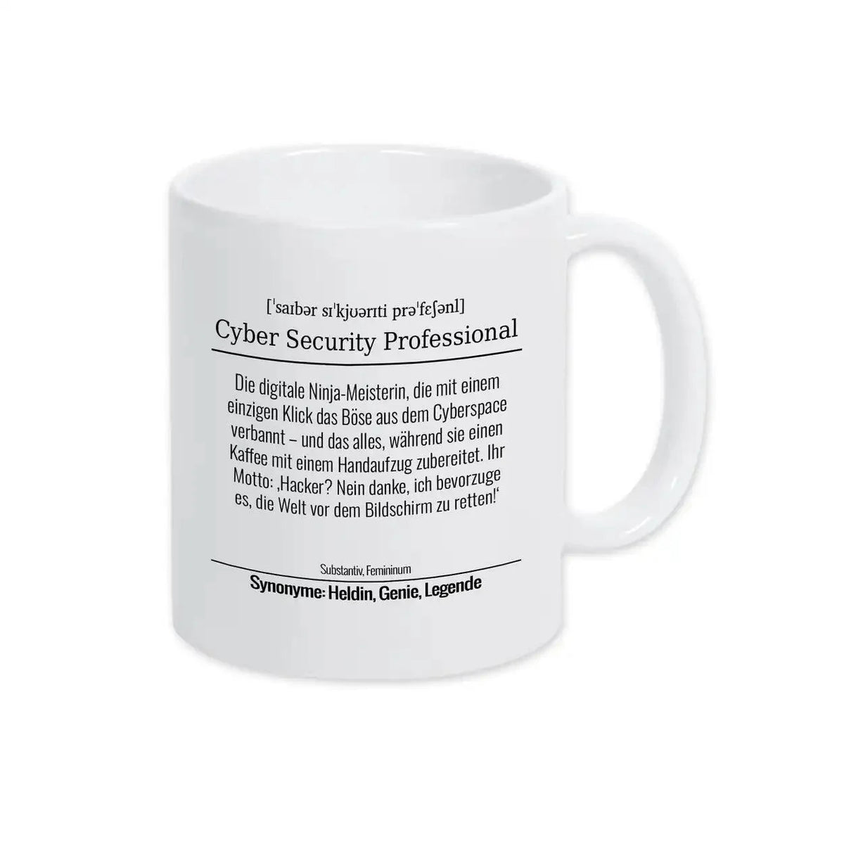 Tasse für Cyber Security Professional - Druckerino