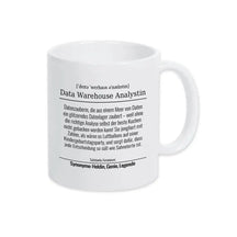 Tasse für Data Warehouse Analystin - Druckerino