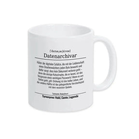 Tasse für Datenarchivar - Druckerino