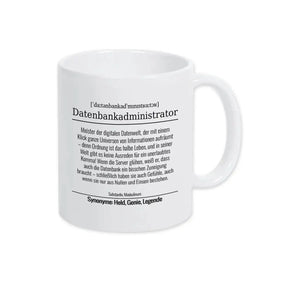 Tasse für Datenbank-Administrator - Druckerino