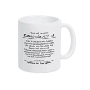 Tasse für Datenbankspezialist - Druckerino