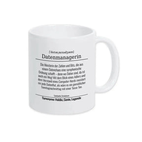 Tasse für Datenmanagerin - Druckerino
