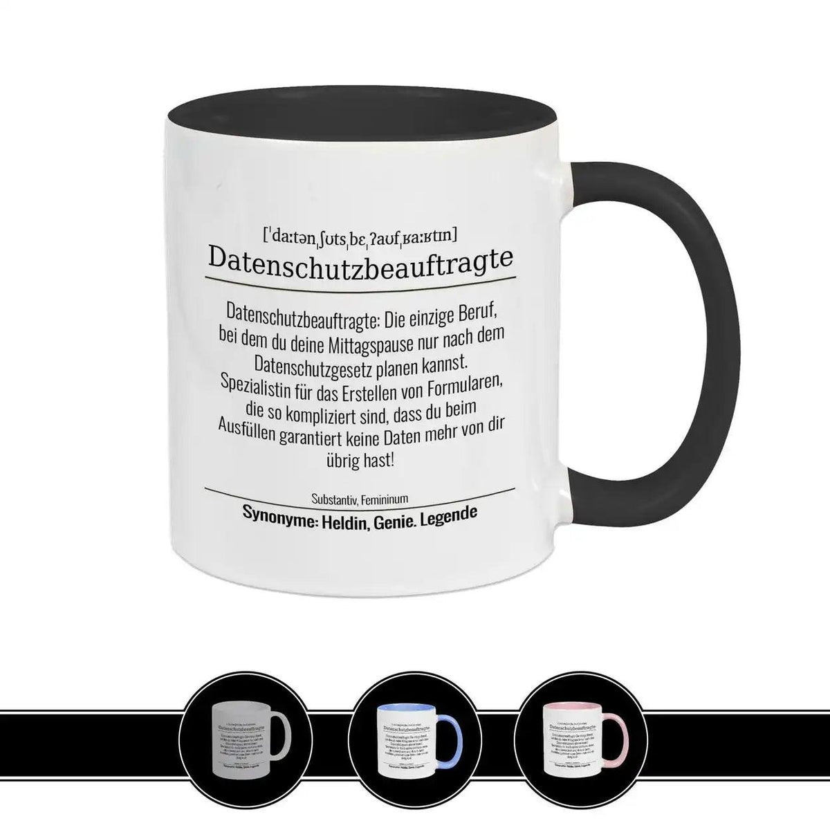 Tasse für Datenschutzbeauftragte - Druckerino