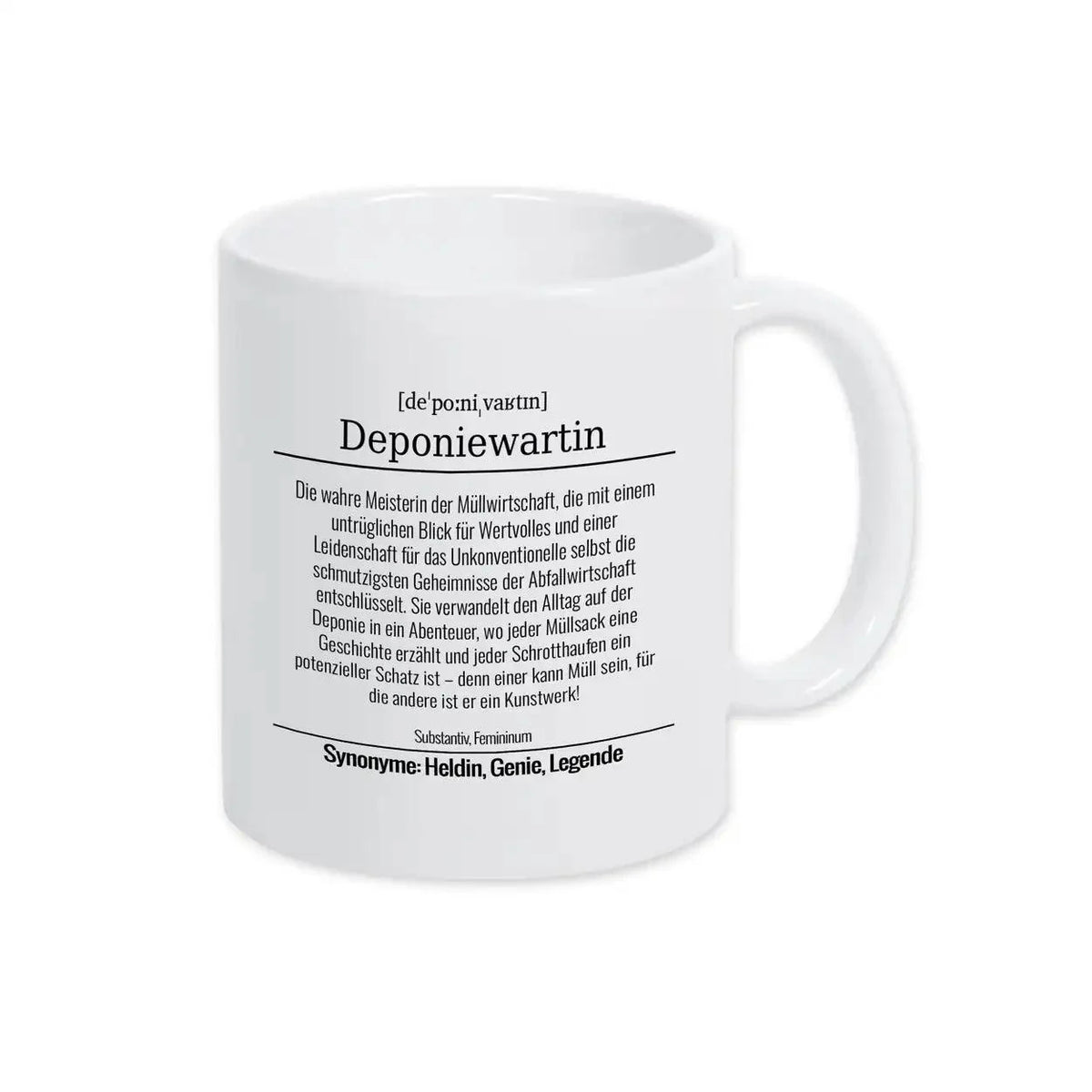 Tasse für Deponiewartin - Druckerino