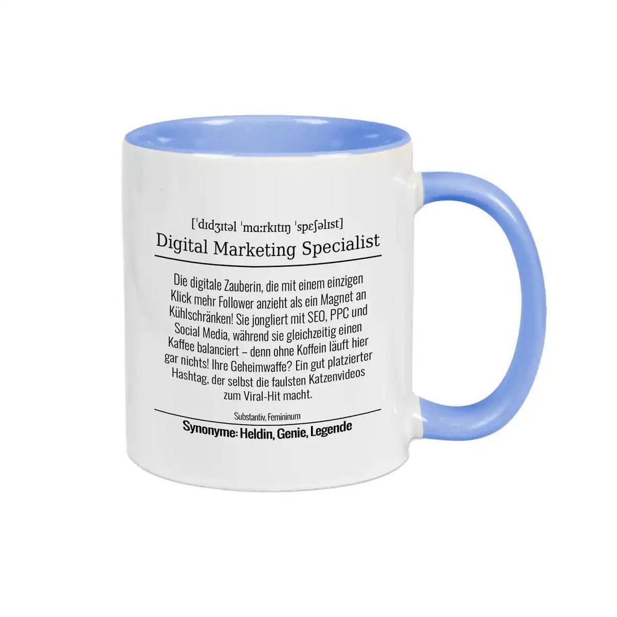 Tasse für Digital Marketing Specialist - Druckerino