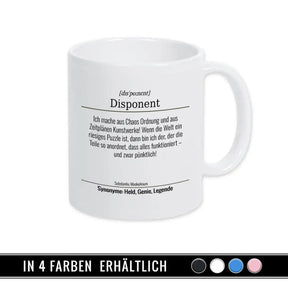 Tasse für Disponent - Druckerino