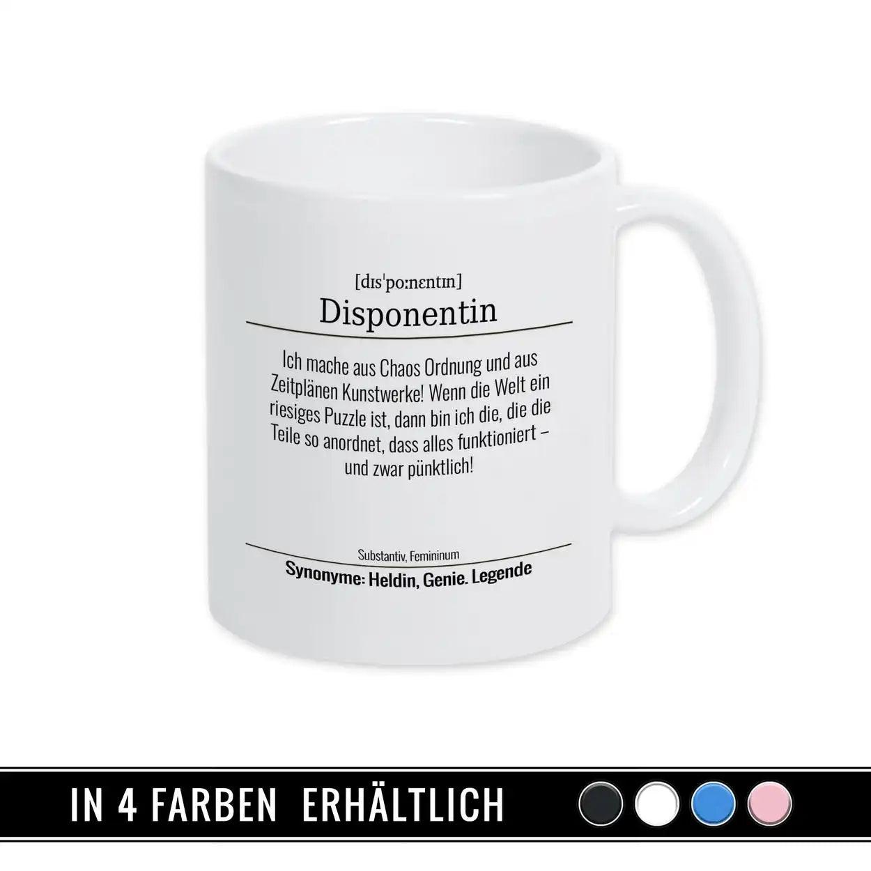 Tasse für Disponentin - Druckerino