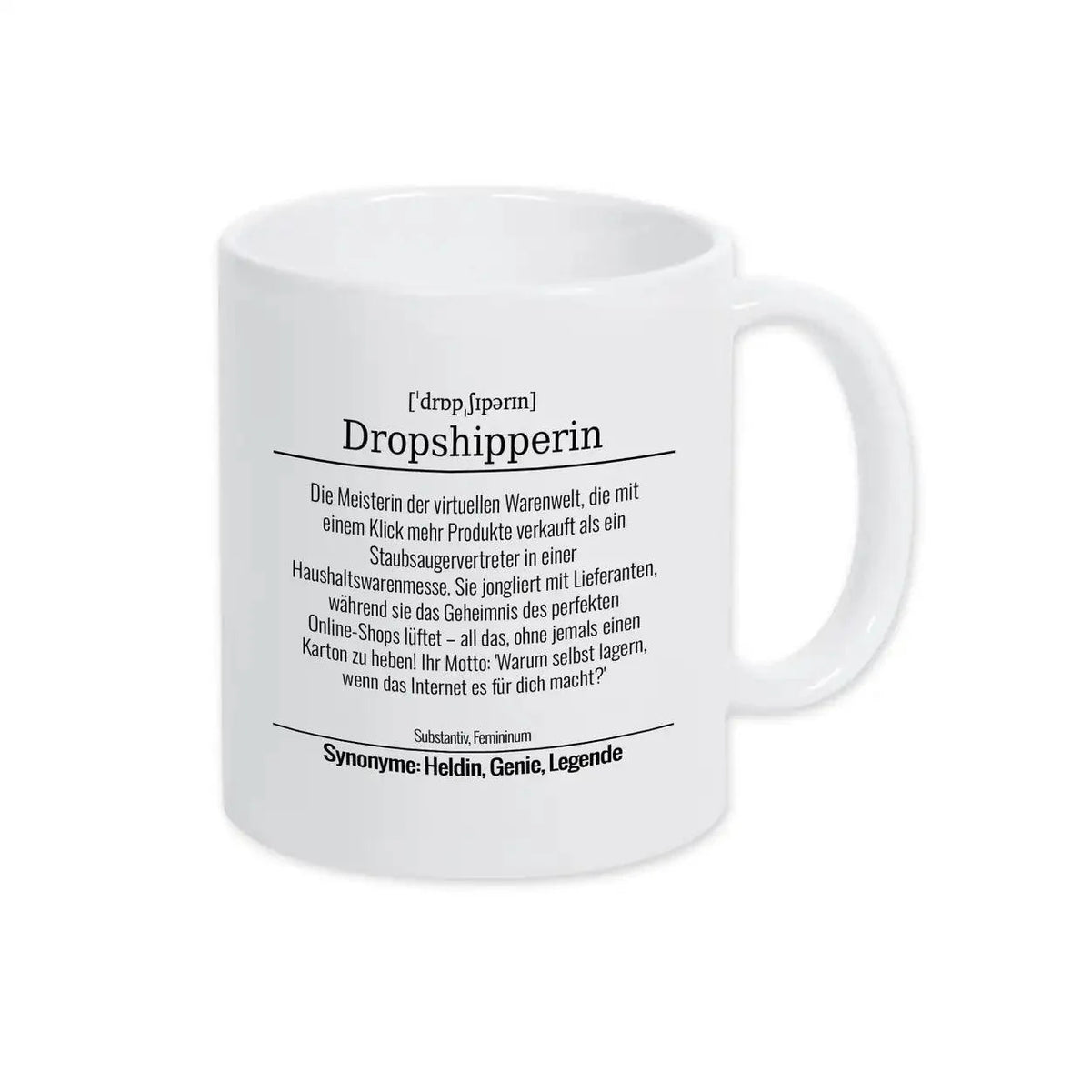 Tasse für Dropshipperin - Druckerino