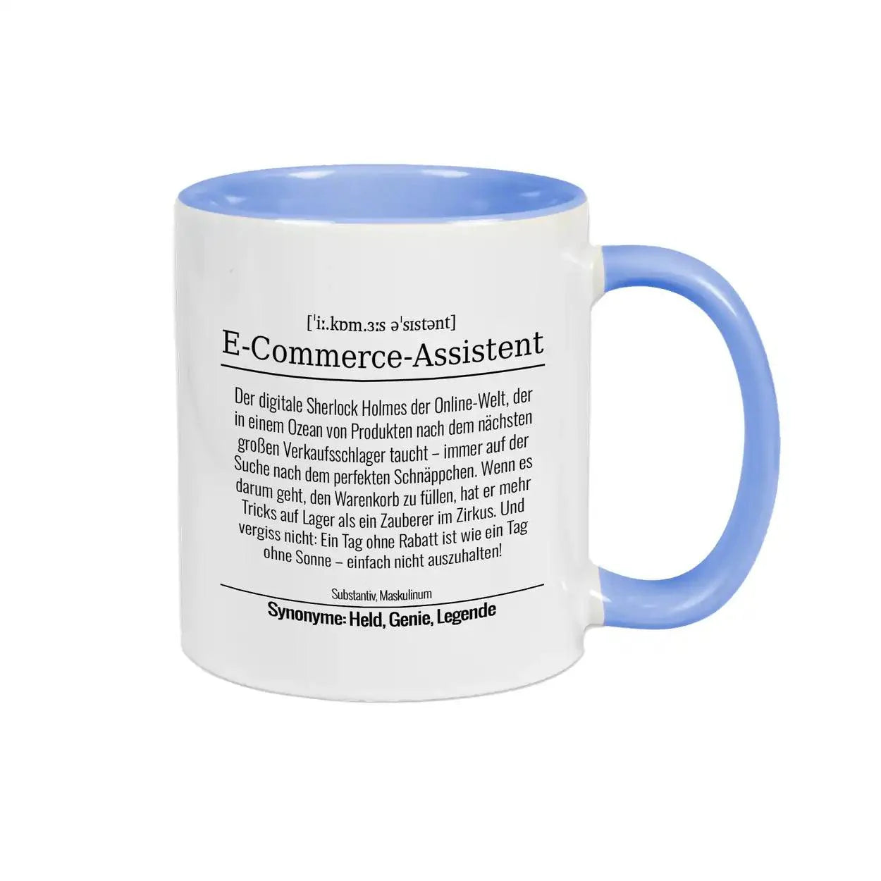 Tasse für E-Commerce-Assistent - Druckerino