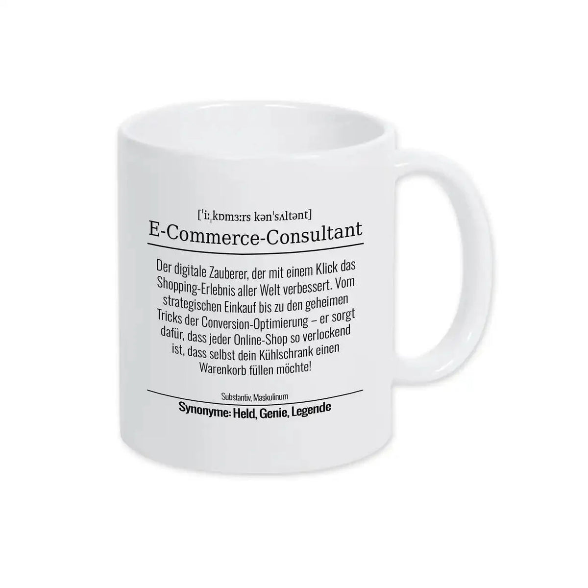 Tasse für E-Commerce-Consultant - Druckerino