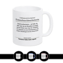 Tasse für Einkaufssachbearbeiterin - Druckerino