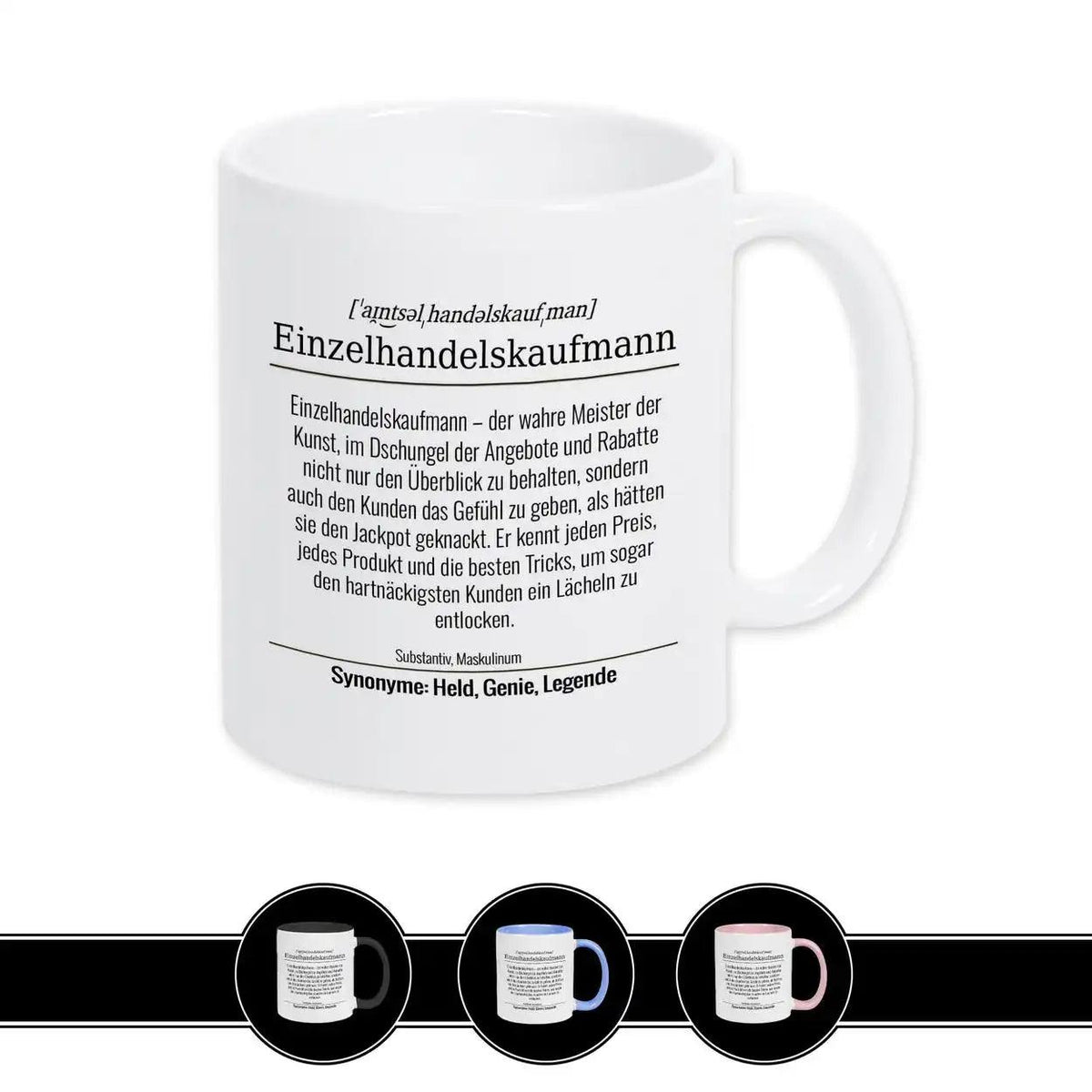 Tasse für Einzelhandelskaufmann - Druckerino
