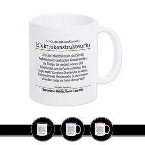 Tasse für Elektrokonstrukteurin - Druckerino