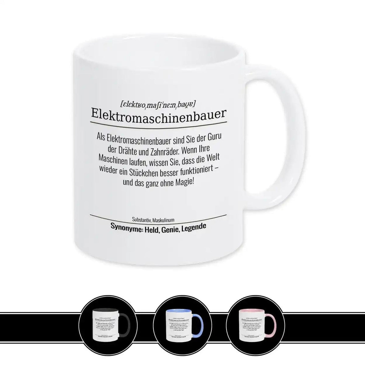 Tasse für Elektromaschinenbauer - Druckerino