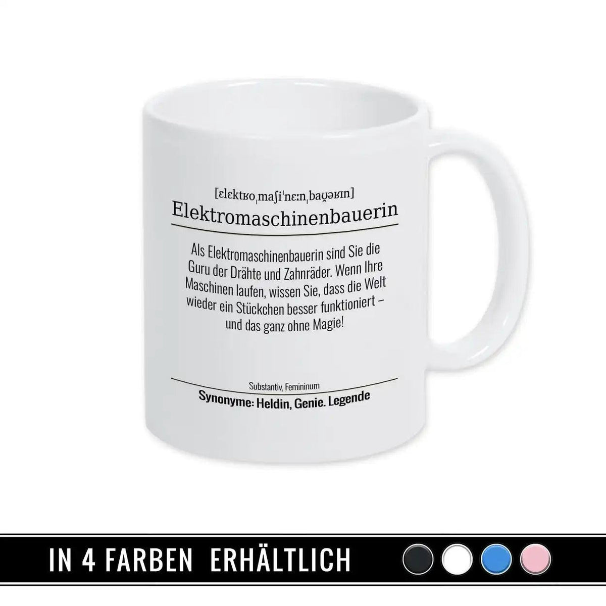 Tasse für Elektromaschinenbauerin - Druckerino