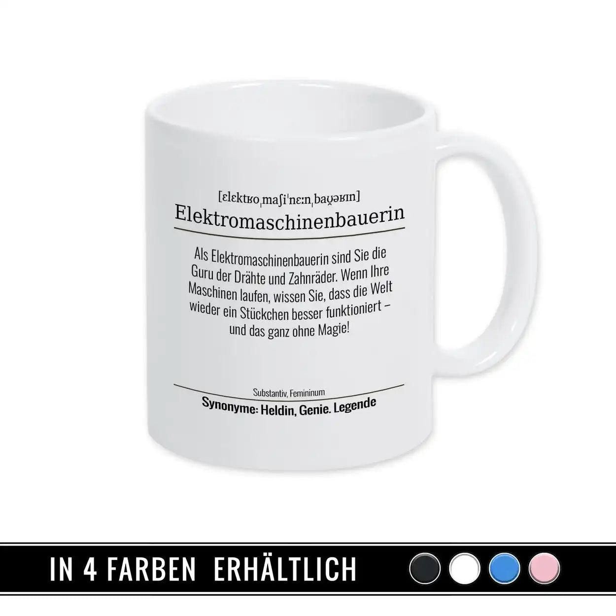 Tasse für Elektromaschinenbauerin - Druckerino