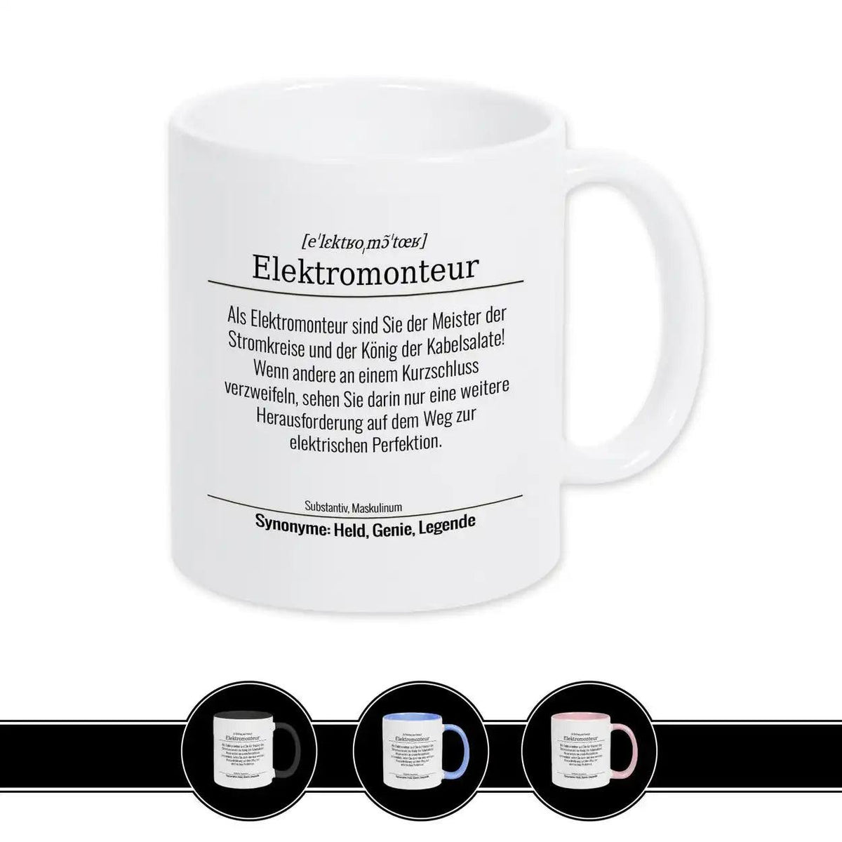 Tasse für Elektromonteur - Druckerino