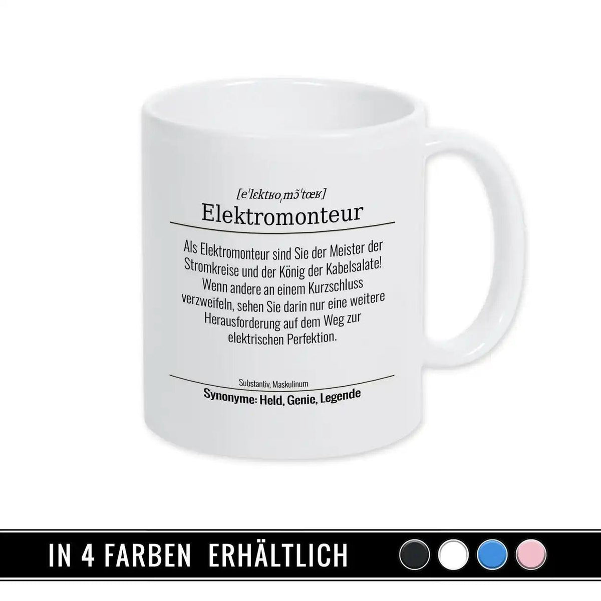 Tasse für Elektromonteur - Druckerino
