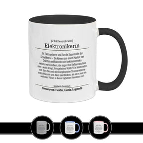 Tasse für Elektronikerin - Druckerino