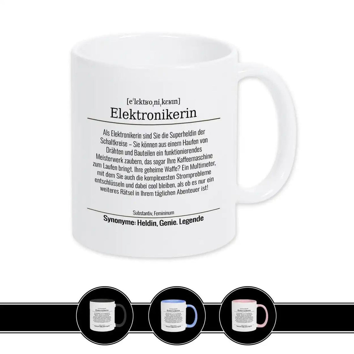 Tasse für Elektronikerin - Druckerino