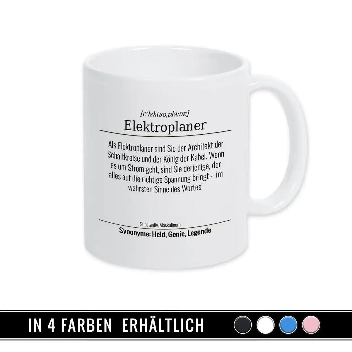 Tasse für Elektroplaner - Druckerino