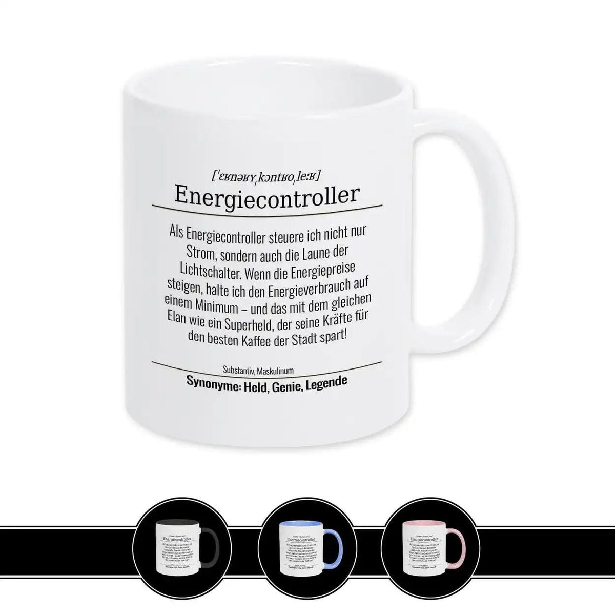 Tasse für Energiecontroller - Druckerino