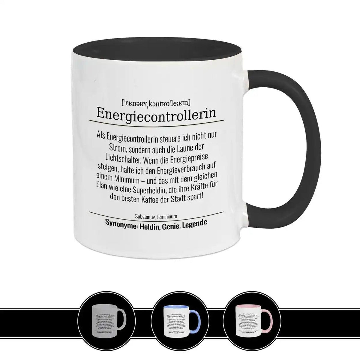 Tasse für Energiecontrollerin - Druckerino