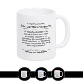 Tasse für Energieeffizienzberater - Druckerino
