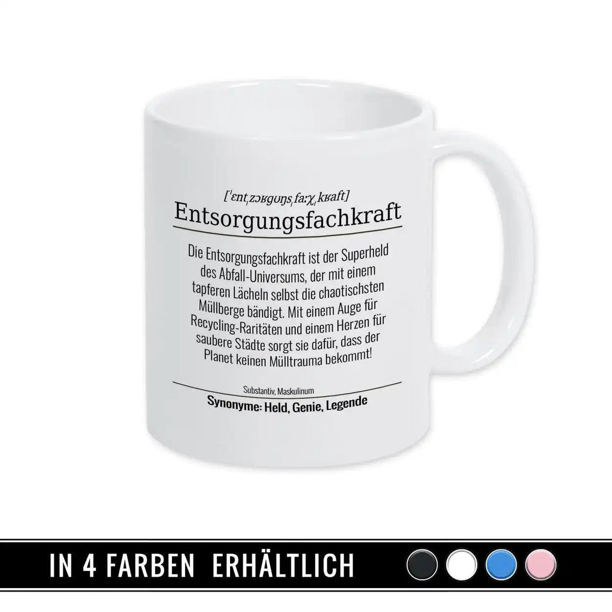 Tasse für Entsorgungsfachkraft - Druckerino