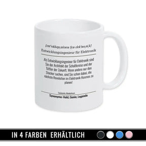 Tasse für Entwicklungsingenieur für Elektronik - Druckerino