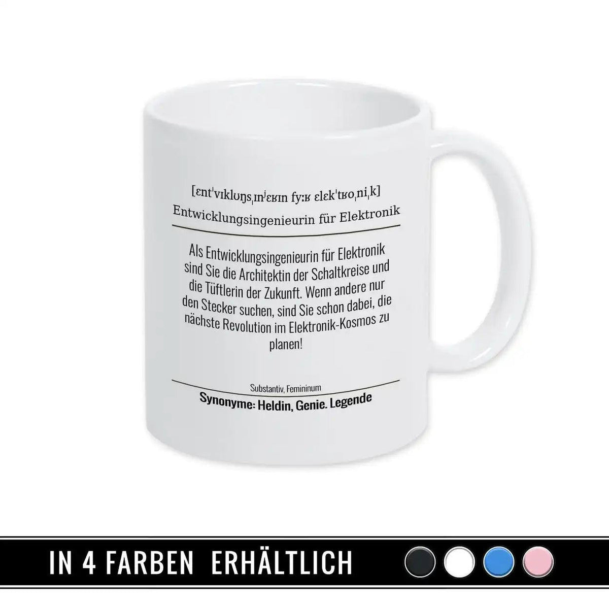 Tasse für Entwicklungsingenieurin für Elektronik - Druckerino