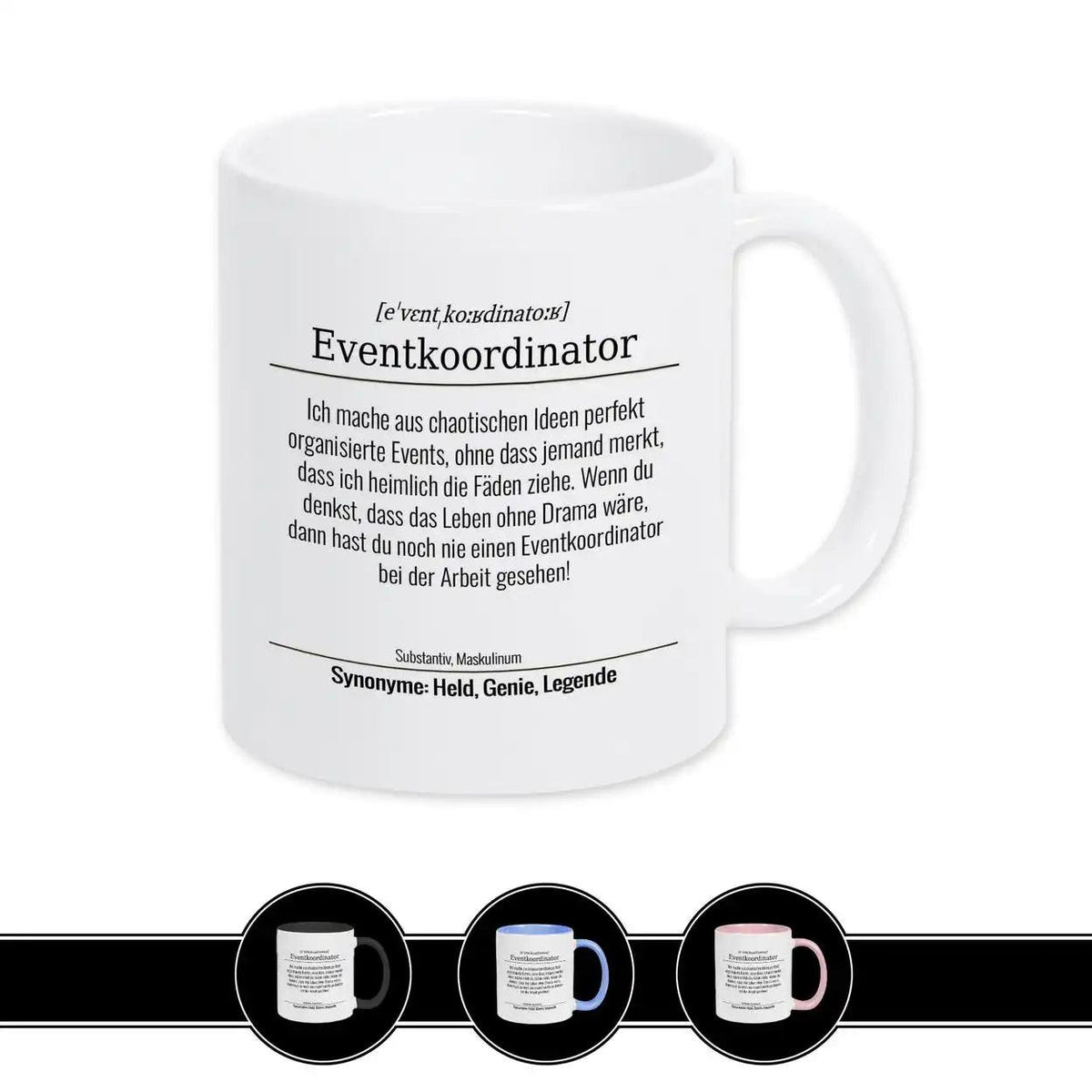 Tasse für Eventkoordinator - Druckerino