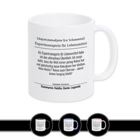 Tasse für Exportmanagerin für Lebensmittel - Druckerino