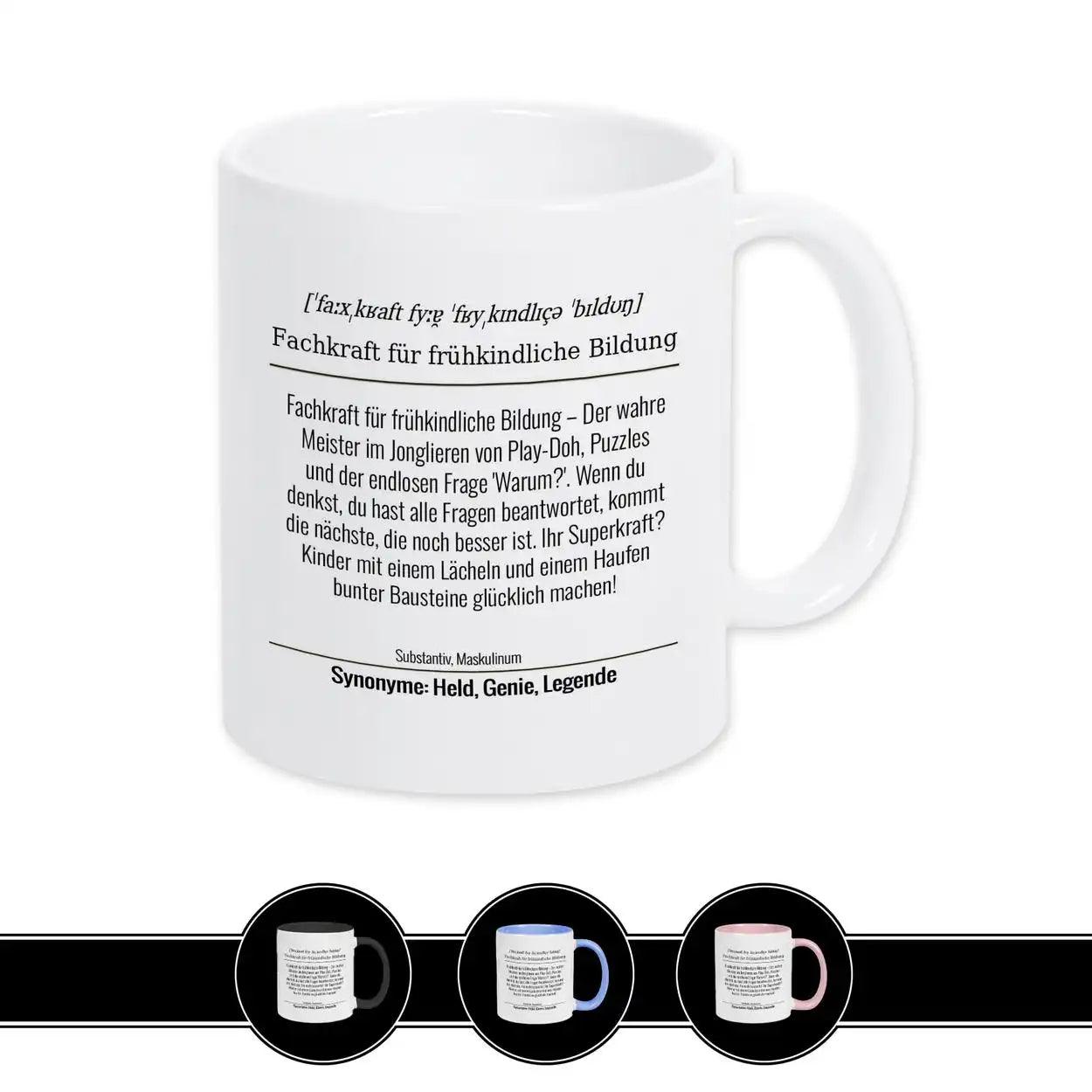 Tasse für Fachkraft für frühkindliche Bildung - Druckerino
