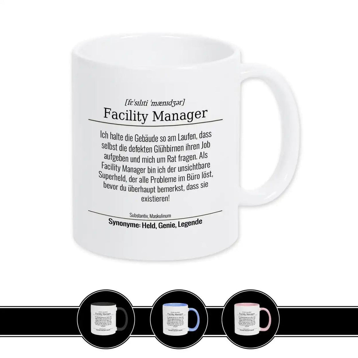 Tasse für Facility Manager - Druckerino