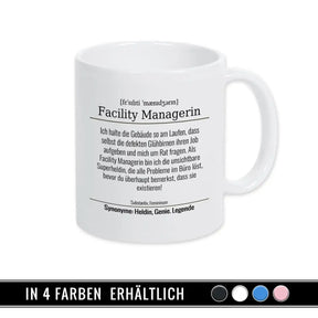 Tasse für Facility Managerin - Druckerino