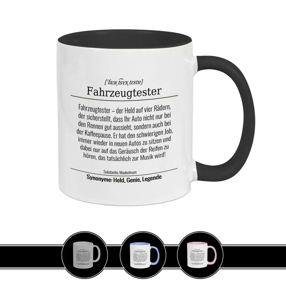 Tasse für Fahrzeugtester - Druckerino