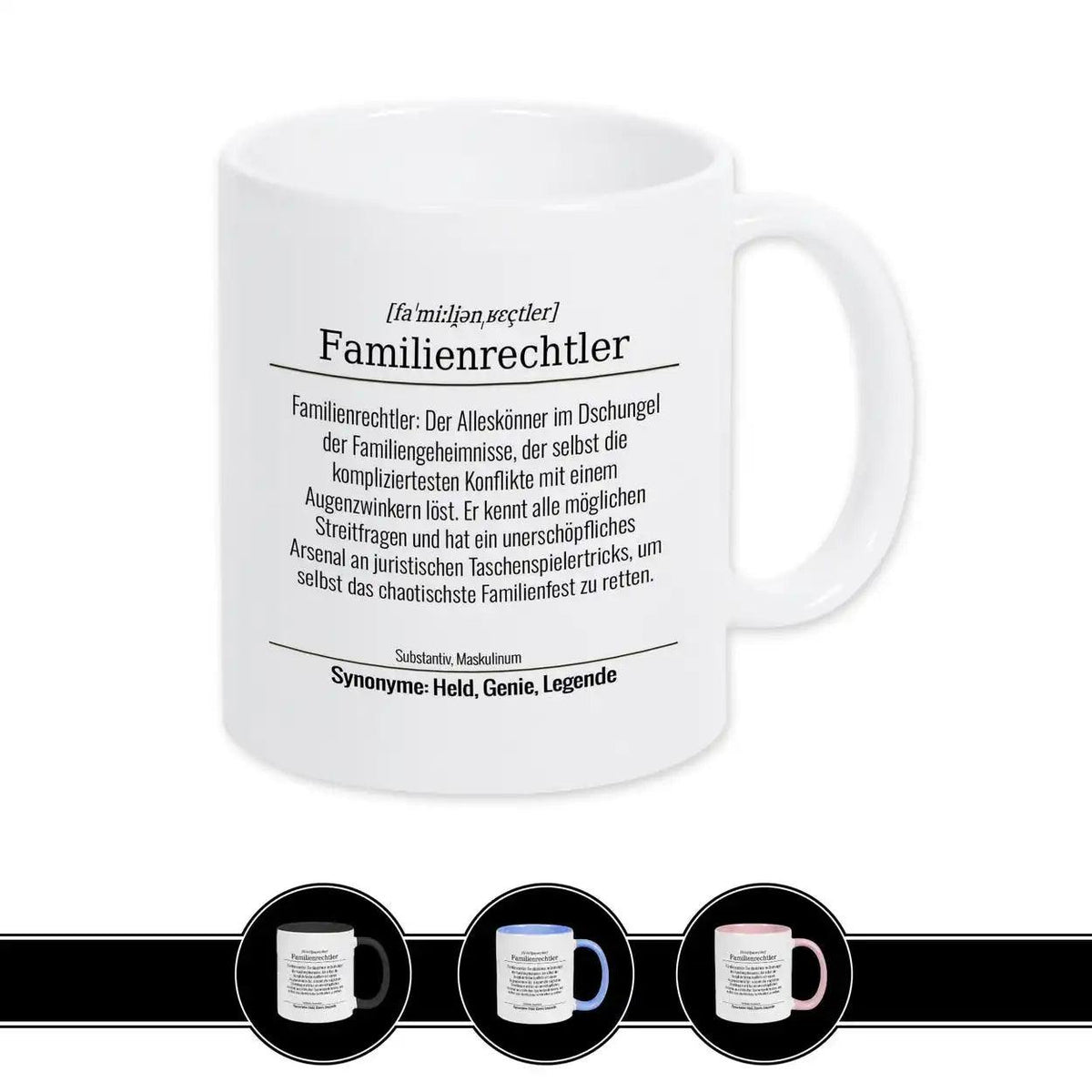 Tasse für Familienrechtler - Druckerino