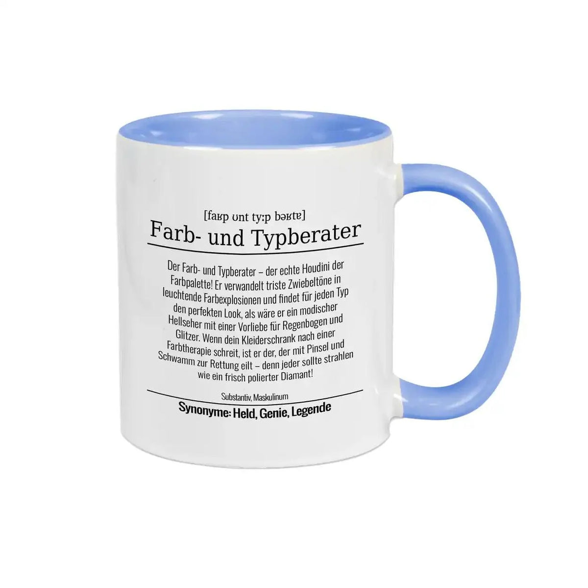 Tasse für Farb- und Typberater - Druckerino