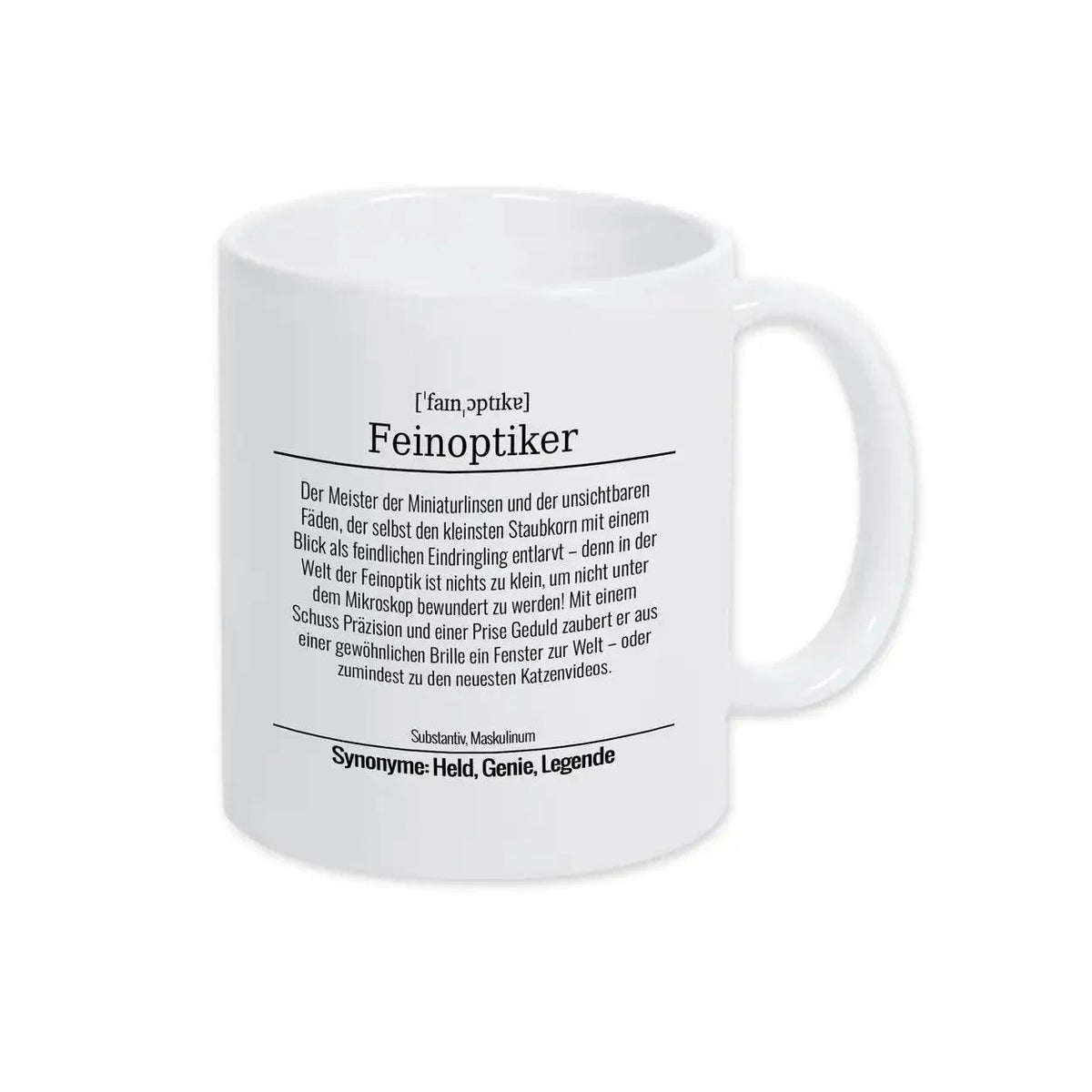 Tasse für Feinoptiker - Druckerino